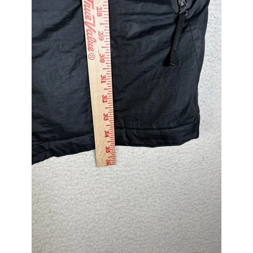 Nike Air Jordan Parka Jacket Mens Small Black Fly Hooded Primaloft Insulated Zip
